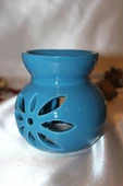 Buhardanlık Ebru Boyama Lotus Çiçeği Seramik Buhurdanlık Hand Made El İşi 11 thumbnail 6
