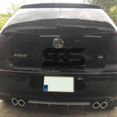 Volkswagen Polo Mk4 Difüzör Arka Tampon Eki 4 Egzoz Çıkışlı Gri Lüx Tip - 2