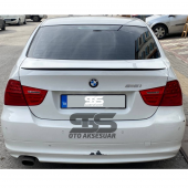 Bmw E90 316 318 320 325 330 Bagaj Üstü Spoiler Piano Black thumbnail 4