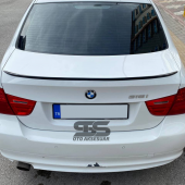 Bmw E90 316 318 320 325 330 Bagaj Üstü Spoiler Piano Black thumbnail 5