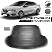 Renault Megane 4 Sedan 2016 Ve Sonrası Uyumlu Bagaj Havuzu - 1