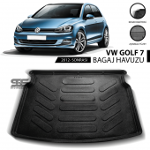 Volkswagen Golf 7 Bagaj Havuzu Paspası 2013 Sonrası - 1