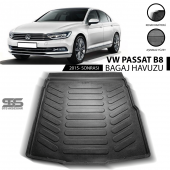 Volkswagen Passat B8 Bagaj Havuzu 2015 Sonrası Havuzlu Bagaj Paspası - 1
