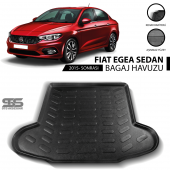 Fiat Egea Bagaj Havuzu 2015 Sonrası Havuzlu Bagaj Paspası - 1