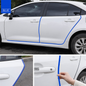 Oto Araç Kapı Koruma Fitili 5metre Parlak Mavi Renk Çarpma Çizilme Önleyici Fitil thumbnail 3