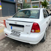 Hyundai Accent Admira Milenyum Bagaj Üstü Spoiler Piano Black Bagaj Üstü Spoyler thumbnail 6