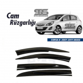Cam Rüzgarlığı Opel Corsa D 2007-2017 Mügen Tip Piano Black - 1