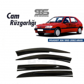 Cam Rüzgarlığı Peugeot 306 1993-2002 Arası Mügen Tip Piano Black - 1
