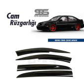 Cam Rüzgarlığı Volkswagen Bora 1998-2005 Arası Mügen Tip Piano Black - 1