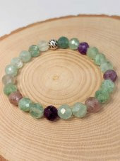 Florit Taşı Faset Kesim 8mm Unisex Bileklik (42570-tek) thumbnail 2