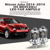 Nissan Juke (2010-2014) Makyajsız Kasa Mercek Led Xenon Uzun - Kısa Çift Renk - 1