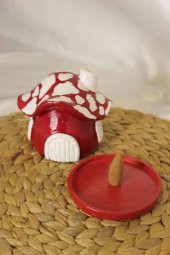 Konik Tütsülük Mantar Hobit Ev Kırmızı thumbnail 5