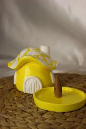 Konik Tütsülük Mantar Hobit Ev Sarı thumbnail 2