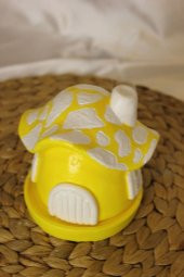 Konik Tütsülük Mantar Hobit Ev Sarı thumbnail 5