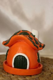 Konik Tütsülük Mantar Hobit Ev Oranj thumbnail 4