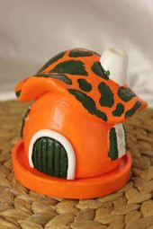 Konik Tütsülük Mantar Hobit Ev Oranj thumbnail 7