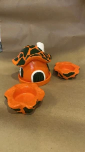 Konik Tütsülük Mantar Hobit Ev Oranj thumbnail 6