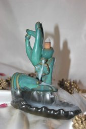 El Temalı Yüzde Yüz Ok Seramik Geri Akış Şelale Tütsülük thumbnail 2