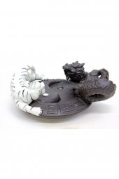 Feng Shui Ejderha Beyaz Kaplan Yin Yang Geri Akış Tütsü thumbnail 2