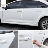 Fiat Linea Oto Araç Kapı Koruma Fitili 5metre Parlak Beyaz Renk thumbnail 6