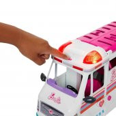 Barbie Dönüşen Ambulans ve Klinik Oyun Seti - 6