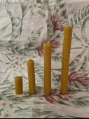 4 lü Düz Balmumu Mum - 2
