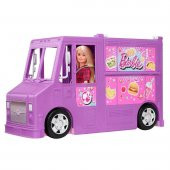 Barbie'nin Yemek Arabası Çok Sayıda Oyun Alanı ve 30'dan Fazla Gerçekçi Oyuncak Figür - 1