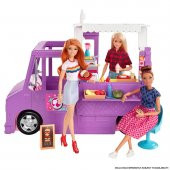 Barbie'nin Yemek Arabası Çok Sayıda Oyun Alanı ve 30'dan Fazla Gerçekçi Oyuncak Figür - 2