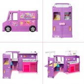 Barbie'nin Yemek Arabası Çok Sayıda Oyun Alanı ve 30'dan Fazla Gerçekçi Oyuncak Figür - 5