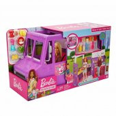 Barbie'nin Yemek Arabası Çok Sayıda Oyun Alanı ve 30'dan Fazla Gerçekçi Oyuncak Figür - 8