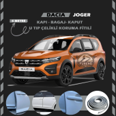Dacia Joger Oto Araç Kapı Koruma Fitili 5metre Parlak Gri Renk thumbnail 1