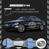 Mercedes E180 Oto Araç Kapı Koruma Fitili 5metre Parlak Gri Renk - 1