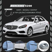 Mercedes E200 Oto Araç Kapı Koruma Fitili 5metre Parlak Gri Renk thumbnail 1