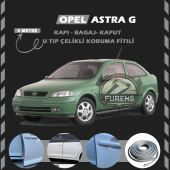 Opel Astra G Oto Araç Kapı Koruma Fitili 5metre Parlak Gri Renk thumbnail 1