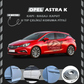 Opel Astra K Oto Araç Kapı Koruma Fitili 5metre Parlak Gri Renk thumbnail 1