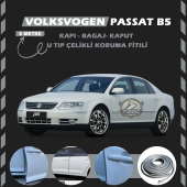 Volksvogen Passat B5 Oto Araç Kapı Koruma Fitili 5metre Parlak Gri Renk - 1