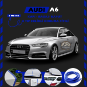 Audi A6  Oto Araç Kapı Koruma Fitili 5metre Parlak Mavi Renk thumbnail 1