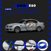 Bmw E60 Oto Araç Kapı Koruma Fitili 5metre Parlak Mavi Renk - 1