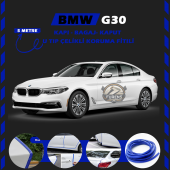 Bmw G30 Oto Araç Kapı Koruma Fitili 5metre Parlak Mavi Renk thumbnail 1