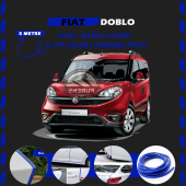 Fiat Doblo Oto Araç Kapı Koruma Fitili 5metre Parlak Mavi Renk - 1