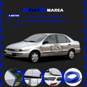 Fiat Marea Oto Araç Kapı Koruma Fitili 5metre Parlak Mavi Renk - 1