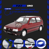 Fiat Uno Oto Araç Kapı Koruma Fitili 5metre Parlak Mavi Renk - 1