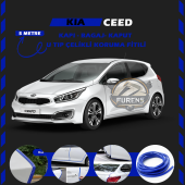 Kia Ceed Oto Araç Kapı Koruma Fitili 5metre Parlak Mavi Renk thumbnail 1