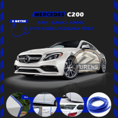 Mercedes C200 Oto Araç Kapı Koruma Fitili 5metre Parlak Mavi Renk thumbnail 1