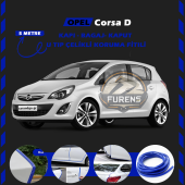 Opel Corsa D Oto Araç Kapı Koruma Fitili 5metre Parlak Mavi Renk thumbnail 1