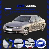 Opel Vectra Oto Araç Kapı Koruma Fitili 5metre Parlak Mavi Renk thumbnail 1