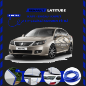 Renault Latitude Oto Araç Kapı Koruma Fitili 5metre Parlak Mavi Renk thumbnail 1
