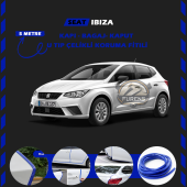 Seat Ibıza Oto Araç Kapı Koruma Fitili 5metre Parlak Mavi Renk - 1