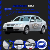 Volksvogen Bora Oto Araç Kapı Koruma Fitili 5metre Parlak Mavi Renk thumbnail 1