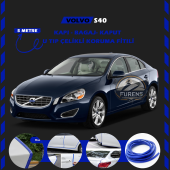 Volvo S40 Oto Araç Kapı Koruma Fitili 5metre Parlak Mavi Renk - 1